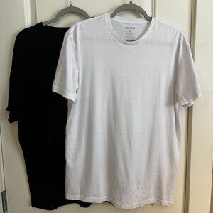 Men's L Black & White t shirt